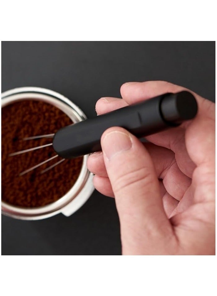 Distribution Tool - Stirrer Tool For Barista-Grade Precision Brewing - Tamper With Retractable Needles - Coffee & Espresso Machine Parts & Accessories - Image 2
