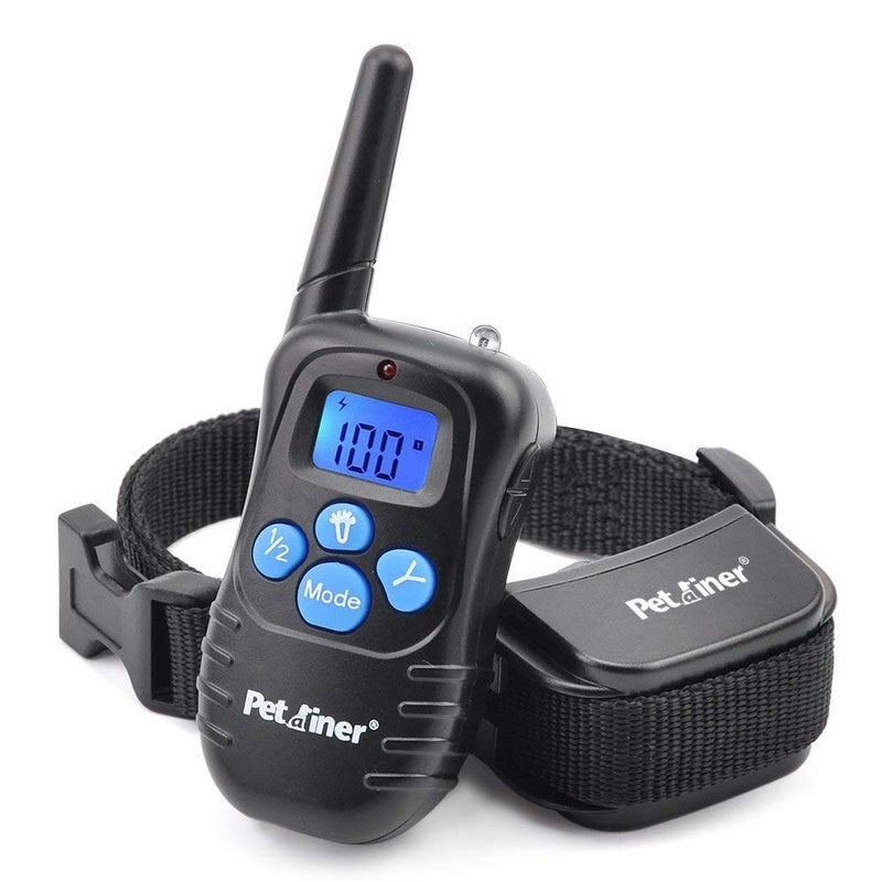 Petrainer PET998DRB1 Dog Training Collar Rechargeable and Rainproof 330 yd Remote Dog Training Collar with Beep, Vibra and Static Electronic Collar - Image 1