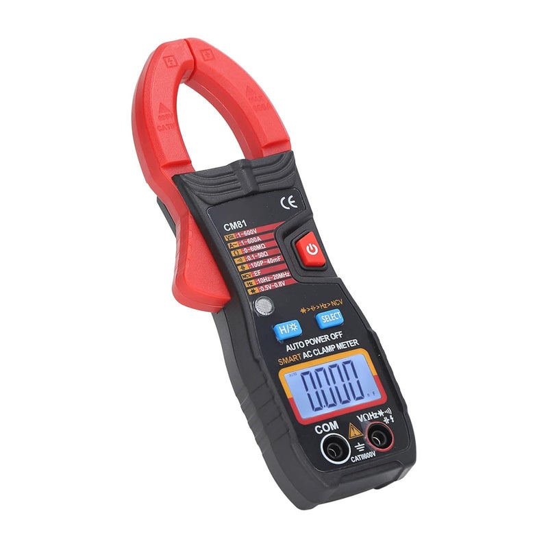 Hilitand Digital Clamp Meter Auto Ranging Multimeter AC DC Current Tester 600A AC DC Voltage Resistance Capacitance Frequency Diode NCV Test with LED Flashlight Backlit LCD for - Image 3