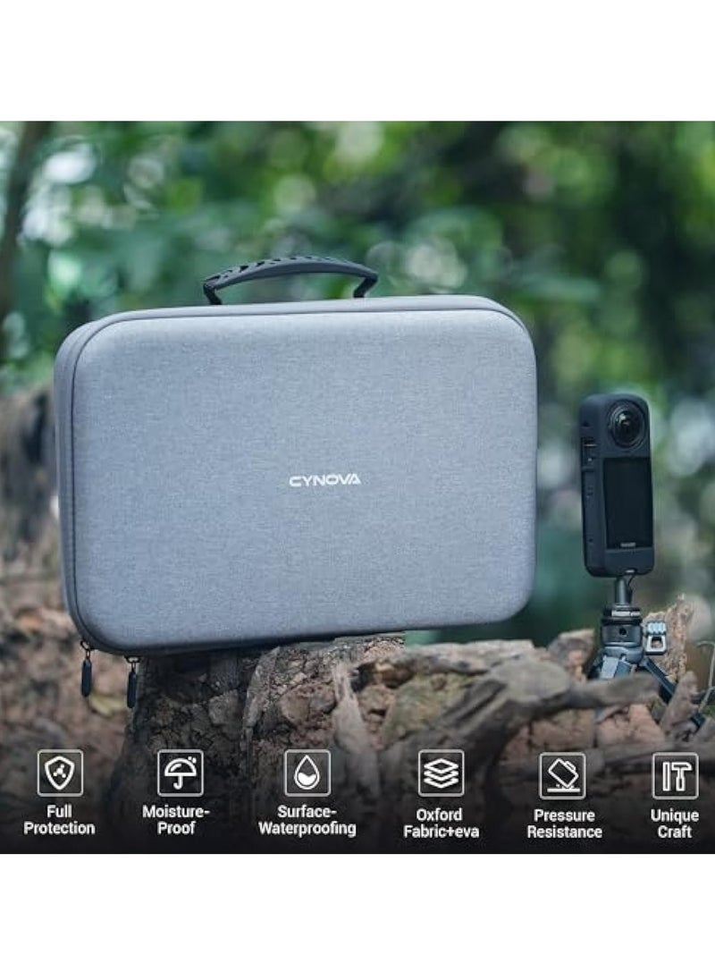 KASTWAVE - Insta 360 X4 Carrying Case for Insta 360 X4 Accessories, Camera Bag, Professional Camera Backpack, Insta 360 X4 Case Hard Shell Bag Travel Case Compatible with Insta360 X4 Accessories Combo - Image 1