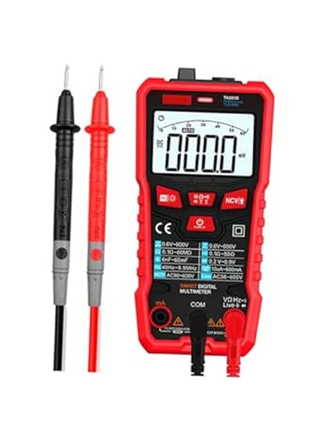 Digital Multimeter Portable AC DC Voltage Tester Home Electrical Repair Tool - Image 1