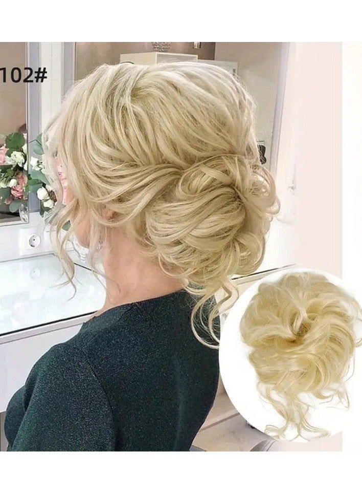 أضف حجمًا وأنماطًا باستخدام شريط شعر مجعد اصطناعي فوضوي شينون! اكسسوارات الشعر