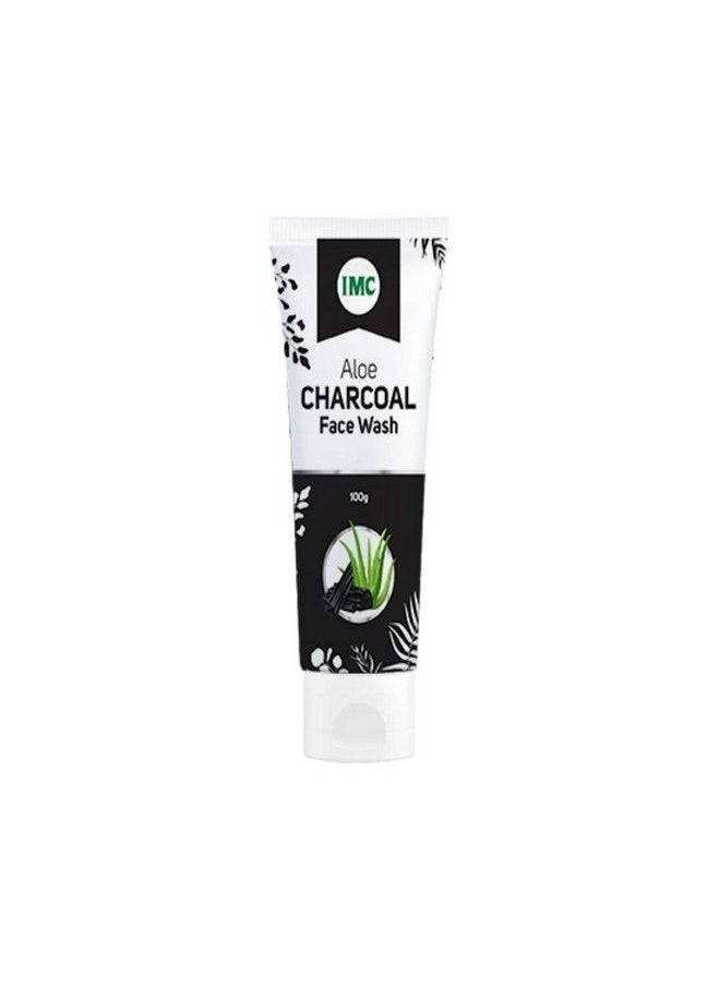 IMC Aloe Charcoal Face Wash Enriched With Ghritkumari Tulsi Ext Turmeric Ext Reetha (100G )  - Image 2