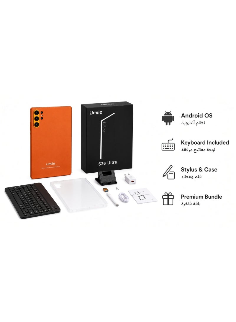Umiio S26 Ultra 10.1 Inch Android 15 Tablet, 16GB RAM, 1TB ROM, 8000mAh Battery, Dual Camera, Large HD Display, WiFi Tablet for Work, Study, Streaming & Entertainment - Image 3
