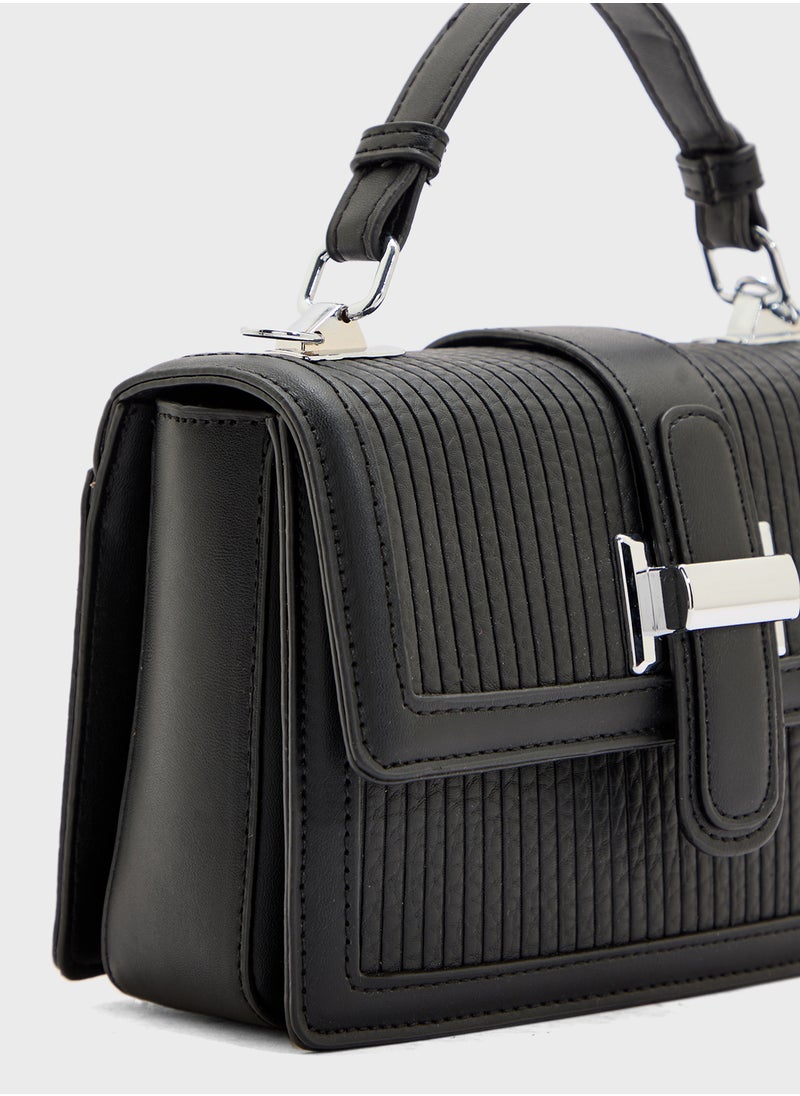 ELLA Crossbody Flap Satchel  - Image 4