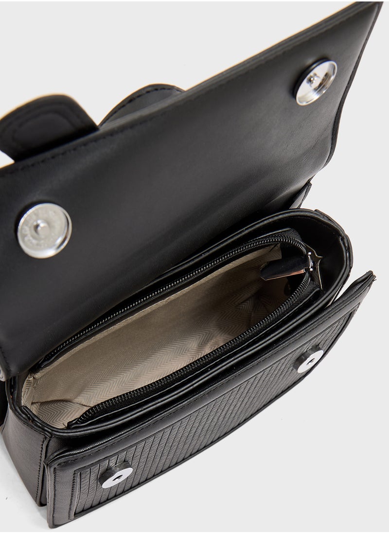 ELLA Crossbody Flap Satchel  - Image 5