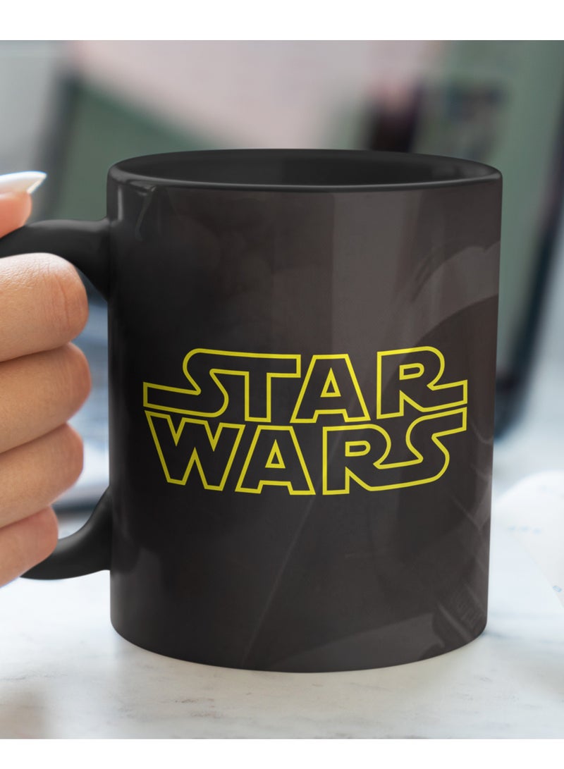 إم إي سي مج ستار وورز بيبي يودا باللون الأسود، 11 أونصة - Image 2