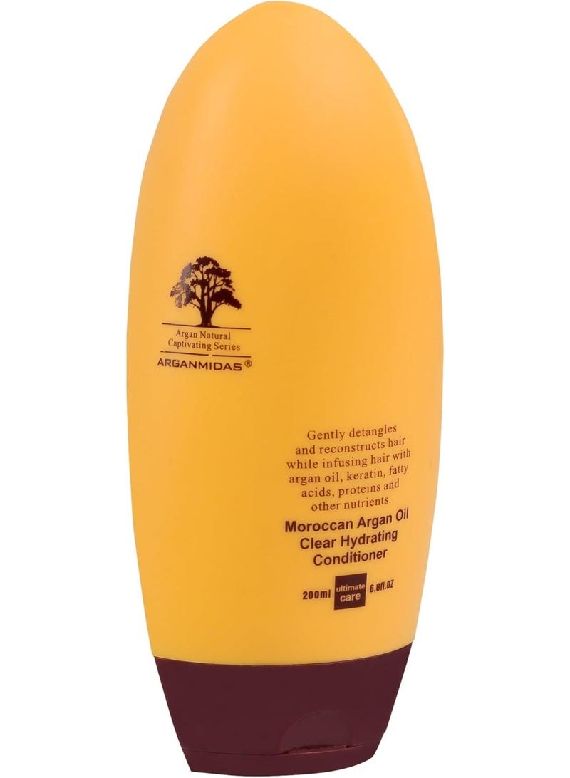 ARGANMIDAS Moroccan ARGAN Oil Clear Hydrating Conditioner 200 Ml