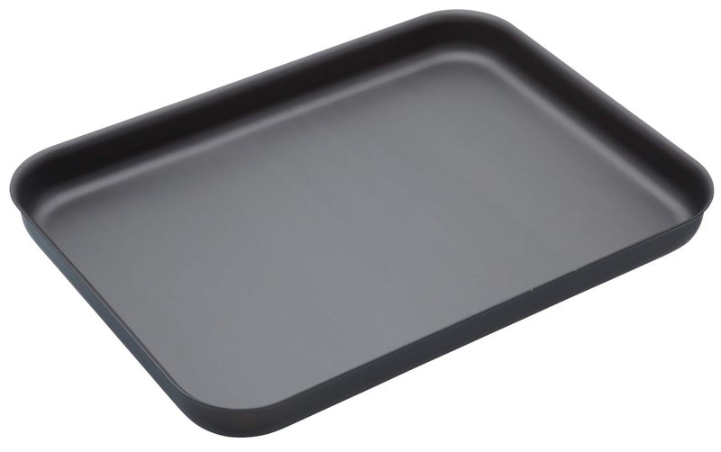 MasterClass Hard Anodised Aluminium Baking Tray 42 x 31cm Deep Tin with Teflon Non Stick Coating Black