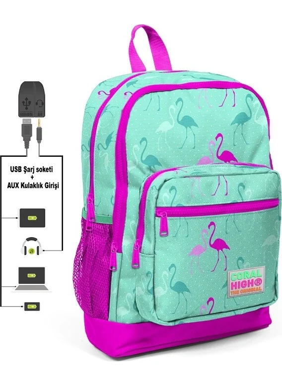 كورال هاي 23275 Backpack with USB-Aux Socket