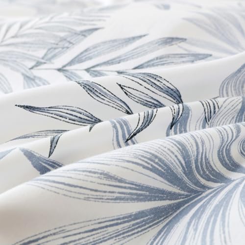 OAITE Duvet Cover Set,100% Cotton Comforter Cover with Floral Pattern Duvet Cover Set,Soft Bedding Set Includes with 3 Piece (2 Pillow Shams,1 Duvet Cover) - Image 4