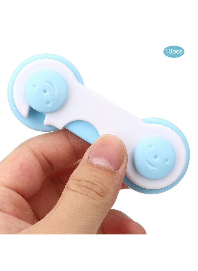Thoraya 10pcs Cabinet Locks Child Safety Strap Locks for Drawers Dishwasher Cupboard OvenShort Lock  - Image 3