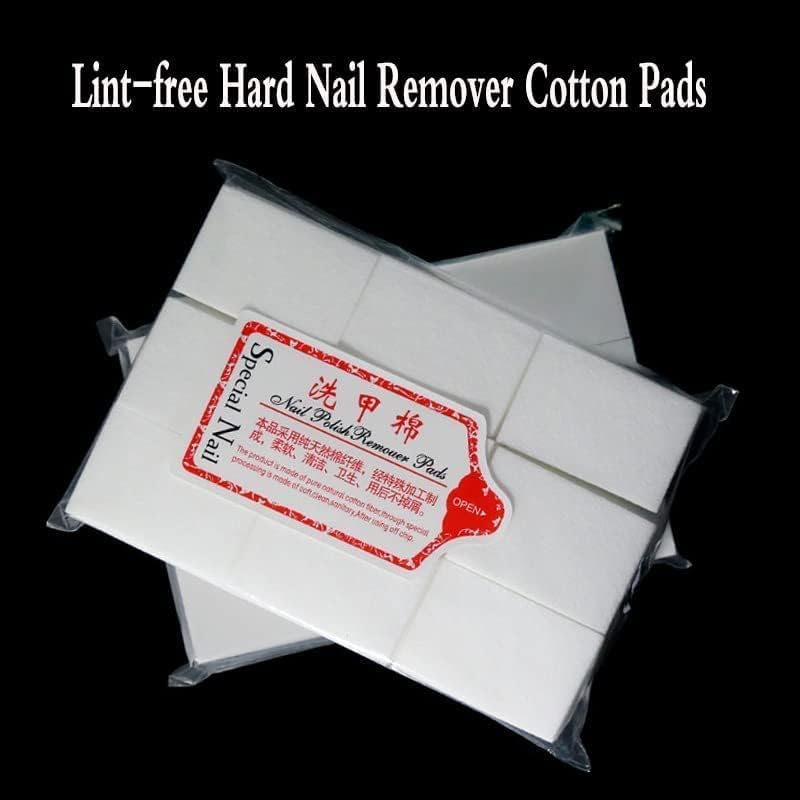 Nail Cotton Pads 1000 Pcs Lint Free Gel Nail Polish Removers Cotton Pads Eyelash Extension Glue Cleaning Wipes - Image 5