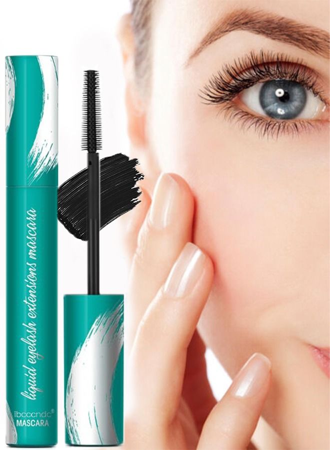 ibcccndc Mascara Liquid Lash Extension Black Mascara for Natural Lengthening and Thickening Effect Waterproof and Smudge Proof Mascara No Flaking No Clumping Lasting All Day Liquid Mascara 01 - Image 1