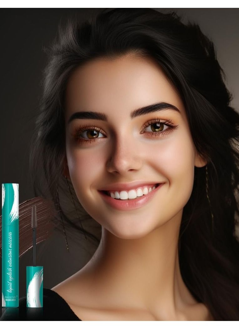 ibcccndc Mascara Liquid Lash Extension Black Mascara for Natural Lengthening and Thickening Effect Waterproof and Smudge Proof Mascara No Flaking No Clumping Lasting All Day Liquid Mascara 01 - Image 3