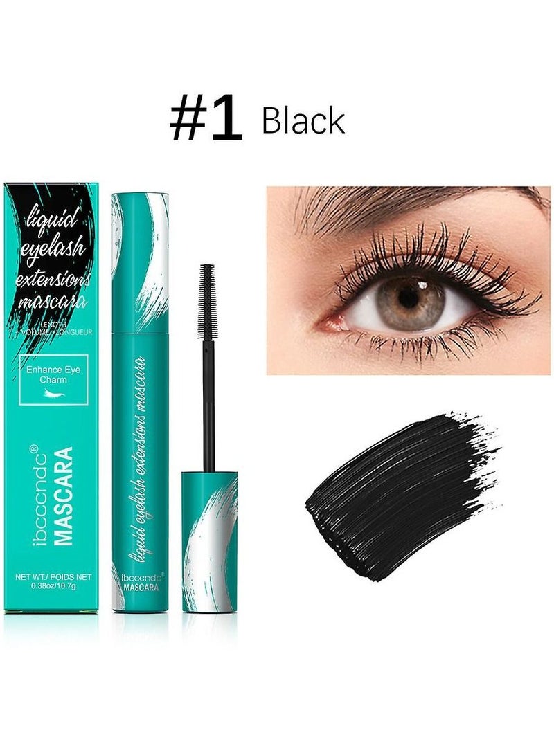 ibcccndc Mascara Liquid Lash Extension Black Mascara for Natural Lengthening and Thickening Effect Waterproof and Smudge Proof Mascara No Flaking No Clumping Lasting All Day Liquid Mascara 01 - Image 2
