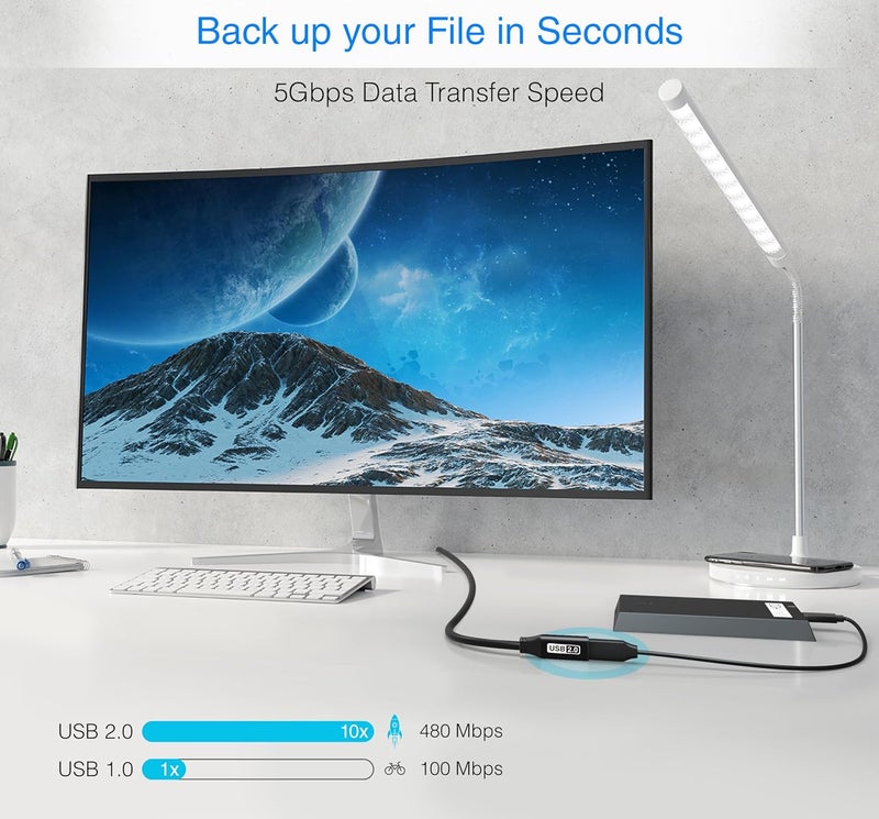بلو ريجر كابل تمديد/مكرر نشط من USB 2.0 من النوع A ذكر إلى أنثى - 32 قدم (10 متر) - Image 2
