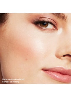Almay Almay Blush, Face Makeup, High Pigment Powder, Healthy Hue, Hypoallergenic, 100 Nearly Nude, 0.32 Oz  - Image 4