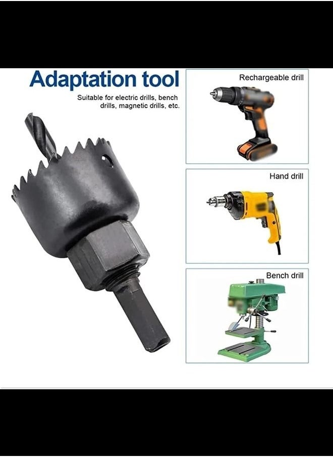 ABBASALI 16pcs Hole Saw Cutter Kit & Adjustable Circle Cutter For Wood Plaster Board Gypsum Board Plastic  - Image 2