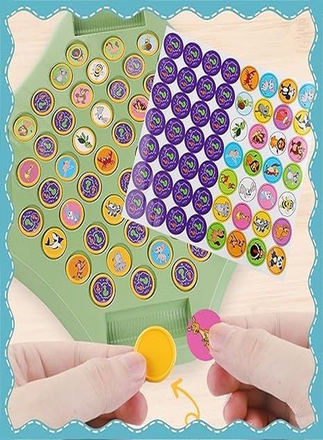 YUGANSHU Flipping Chess Match Game – Montessori Memory Matching Board Game for Kids | Educational Animal & Fruit Theme Puzzle with Chips & Sticks | Parent-Child Interactive - Image 3