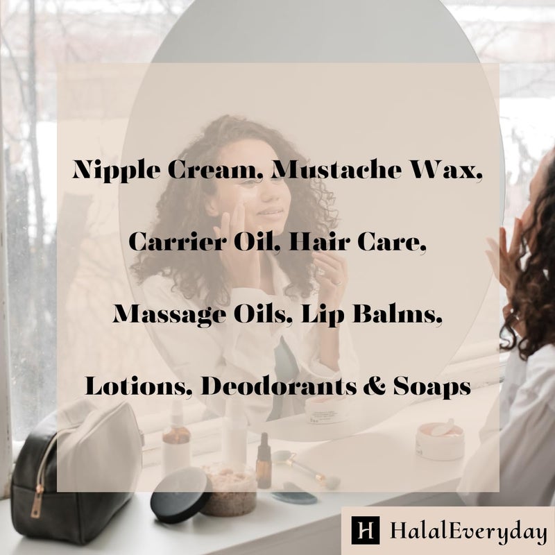 Saaqin Lanolin (Anhydrous) - Ultra Refined Butter - Use for Lotion, Cream, Lip Balm, Oil, Stick, or Body Butter 4oz - Natural Nipple cream - lip balm By HalalEverydayÂ® - Image 4