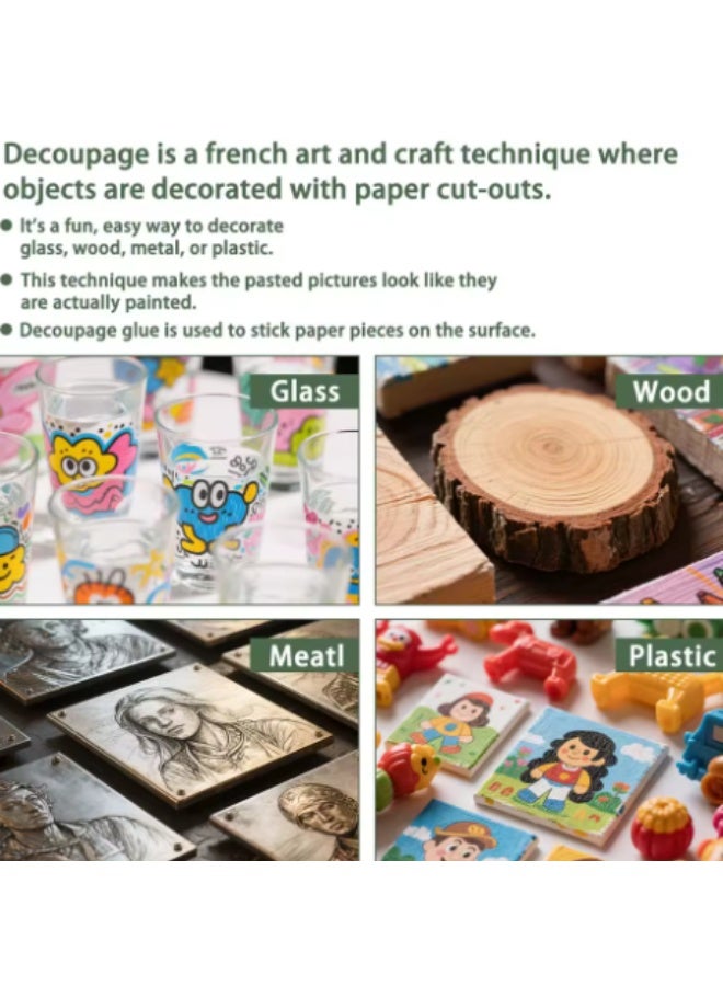 Keepsmiling Mobo Finish Glues Set with Sponge Brush - Image 5