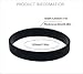 ZENRUIMING 4Pcs Medical Alert Epilepsy Silicone Bracelet Adult Epilepsy Warning Elastic WristBand - Image 2