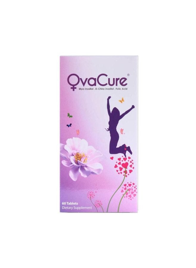 Ovacure Ovary Support Supplement With Folic Acid 60 Tablets - Image 1