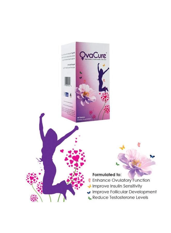 Ovacure Ovary Support Supplement With Folic Acid 60 Tablets - Image 3