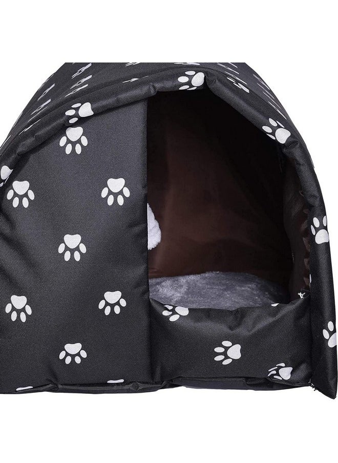 YOMEESOUL - Outdoor Feral Cat House Winter,Weatherproof Waterproof Rainproof Foldable Cotton Filled Thicken Stray Feral Cats Dogs Tent Shelter Home Keep Warm Outdoor Indoor Garden (Medium  2 Cats) - Image 1