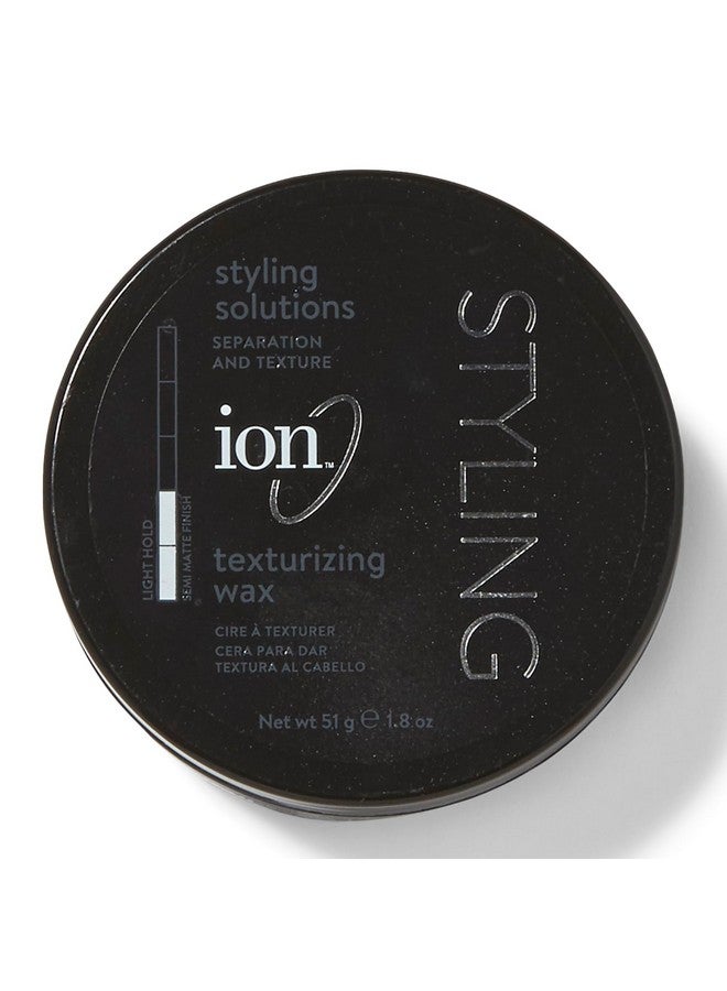 ion Texturizing Wax, Adds Definition, Pliable Hold, Lightweight, LongLasting - Image 1