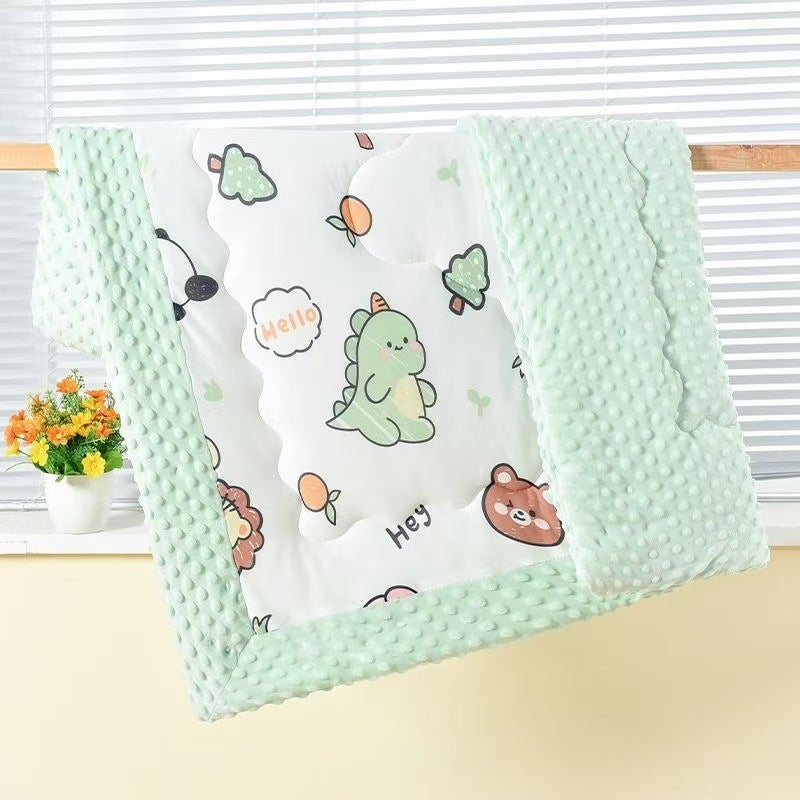 Baby Doudou Quilt Four Seasons Quilt Children'S Air Conditioning Quilt Newborn Velvet Comforting Quilt Kindergarten Milk Doudou Velvet - Image 1