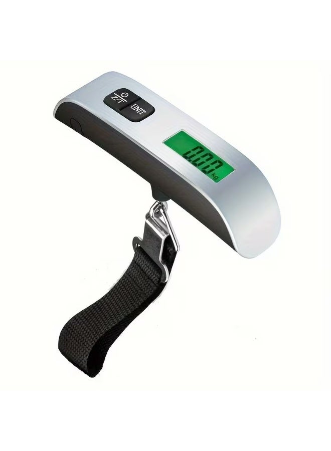 Goolsky Portable Digital Luggage Scale with LCD Display & High-Precision - 110lb/50kg Capacity, Overload Indicator, - Suitcase Scale with Hanging Strap for Airplane, Train, Travel - Lightweight & Easy-Read Bag Weight Balance Tool - Image 4