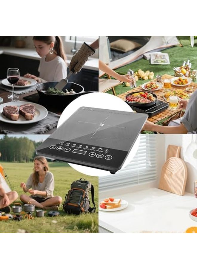 Portable Induction Cooktop 110V 220V Hot Plate For Home Dorm Apartment Office RV - Image 5