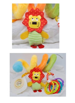 mriya Crib Hanging Toys Cartoon Plush Lion Pattern Puzzle Toys  - Image 4
