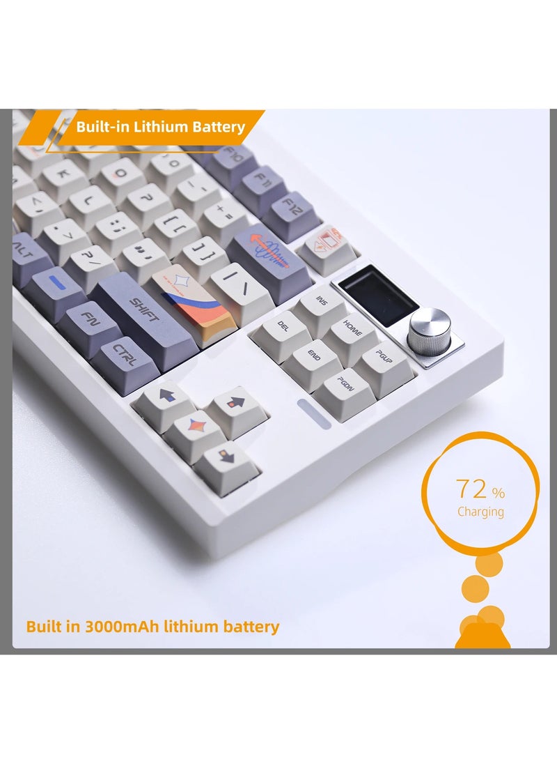 AROAQ - GMK67 Three Mode Mechanical Keyboard Kit With Knob Supports RGB Backlight - Image 1