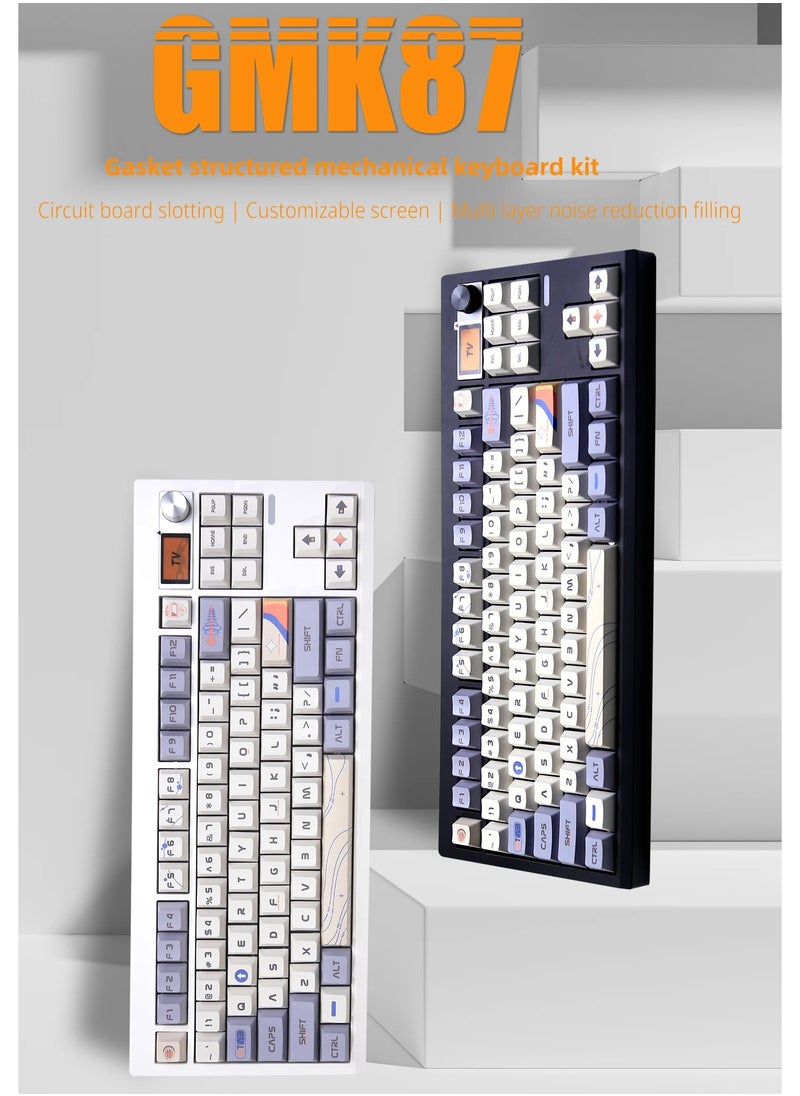 AROAQ - GMK67 Three Mode Mechanical Keyboard Kit With Knob Supports RGB Backlight - Image 1