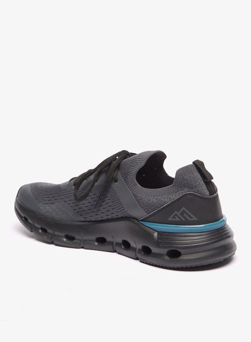 Oaklan by Shoexpress Colourblock Sneakers with Lace-Up Closure - Image 2