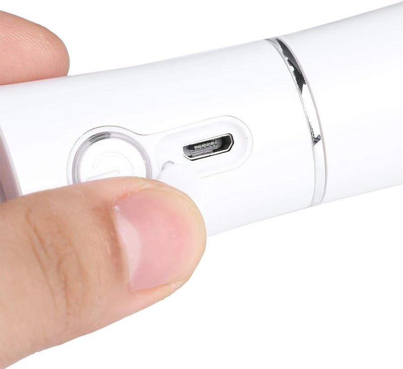 مرش رذاذ الوجه المحمول باليد مع منقي هواء يعمل عبر USB للاستخدام أثناء التنقل - Image 4