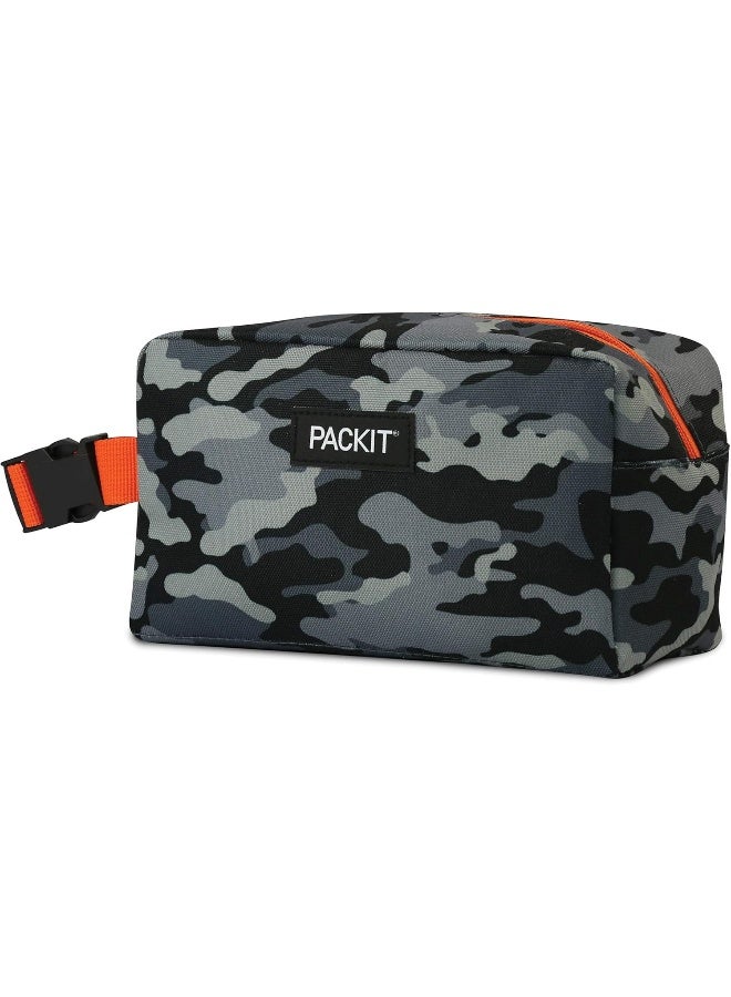 PackIt Freezable Snack Box, Charcoal Camo - Image 2