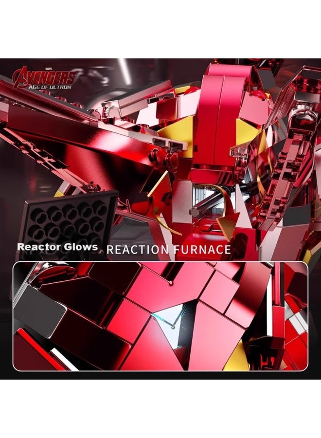 Joint Ideas Joint Imagination Compatible With Lego Iron Man Mech Building Blocks Toy For Boys Aged 6-12, Chinese New Year Toy Birthday Gift - Image 5