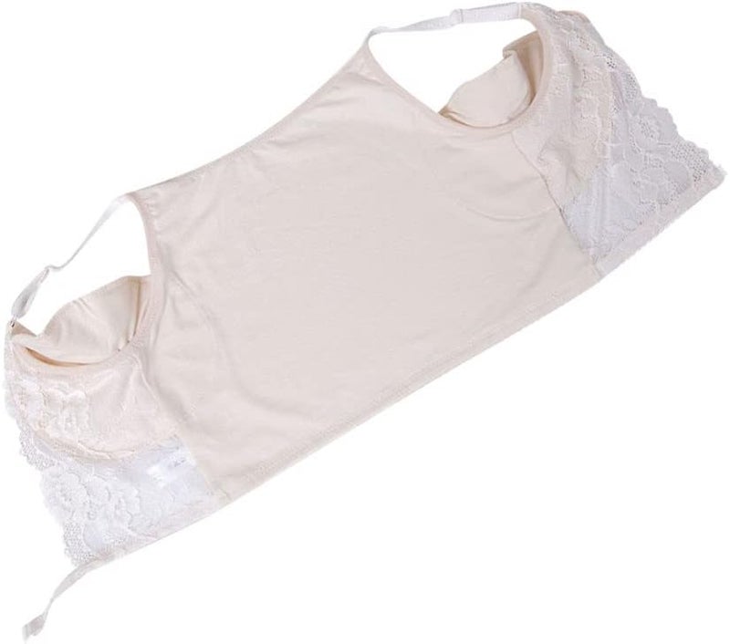 comfrt Sweat Guard Underwear Vest Breathable Washable Underarm Sweat Pad Armpit Sweat Shield for Women Girls Ladies Dress Size M - Image 1