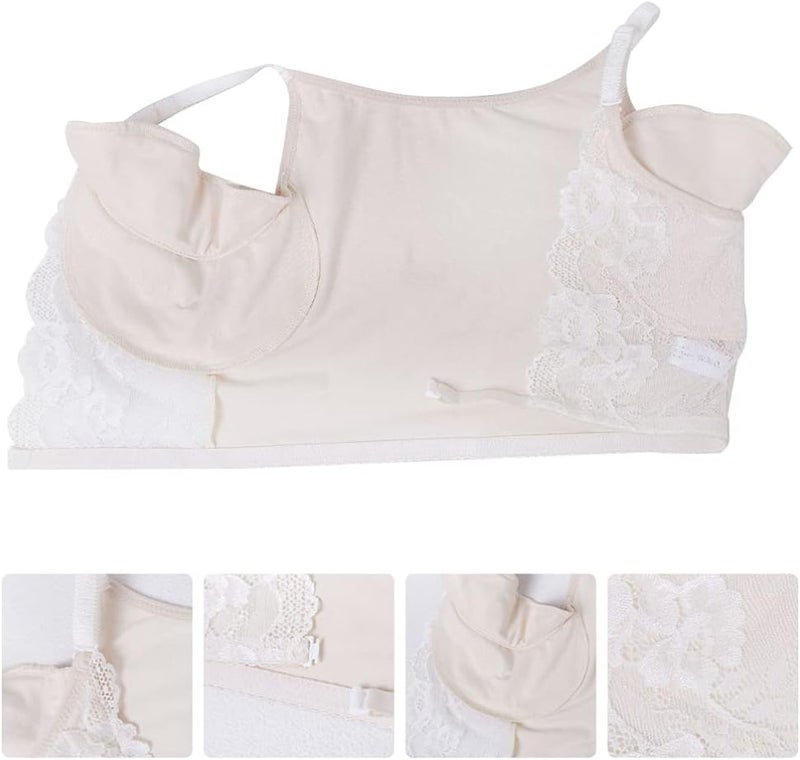 comfrt Sweat Guard Underwear Vest Breathable Washable Underarm Sweat Pad Armpit Sweat Shield for Women Girls Ladies Dress Size M - Image 4