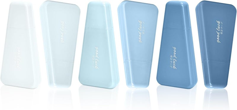 Worison Pastel Blue 6Pcs White Out Correction Tapes, Whiteout Tape for Instant Corrections - Image 1
