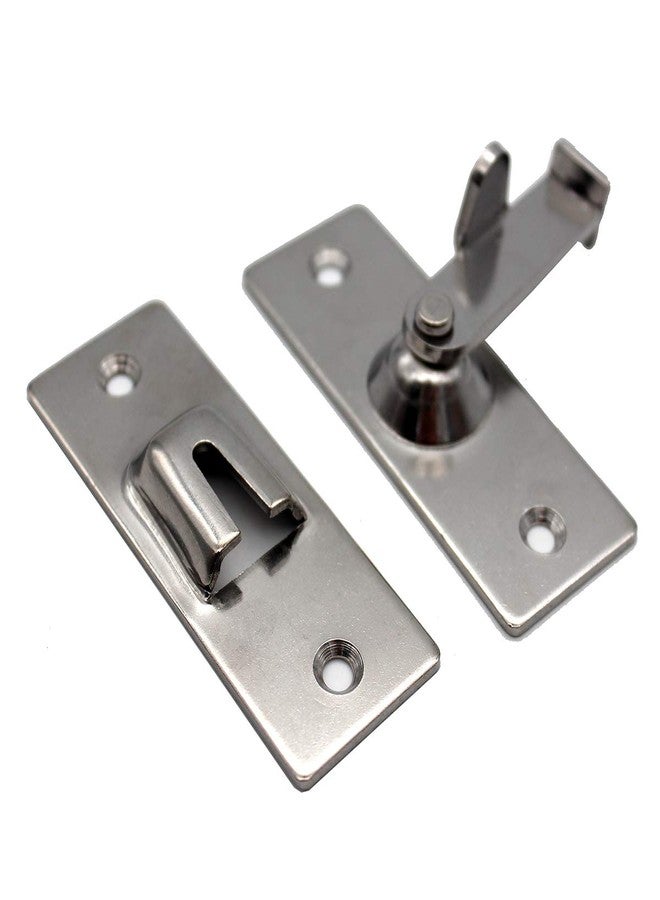 dingchi Large 90 Degree Right Angle Door Lock Buckle Security Door Lock, Stainless Steel Door and Window Lock bar Bolt barn Sliding Door Lock Sliding Latch - Image 5