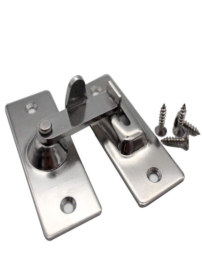 dingchi Large 90 Degree Right Angle Door Lock Buckle Security Door Lock, Stainless Steel Door and Window Lock bar Bolt barn Sliding Door Lock Sliding Latch - Image 3