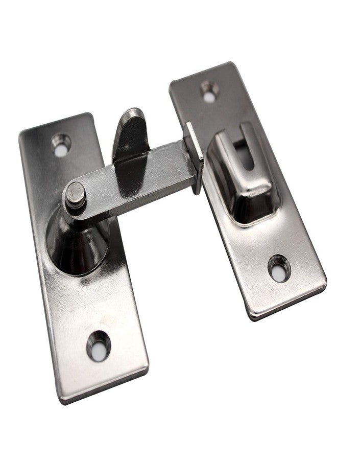 dingchi Large 90 Degree Right Angle Door Lock Buckle Security Door Lock, Stainless Steel Door and Window Lock bar Bolt barn Sliding Door Lock Sliding Latch - Image 4