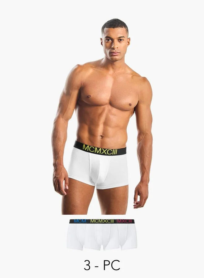 سبلاش فيڤ Men Printed Modal Hipster Trunks - Pack of 3