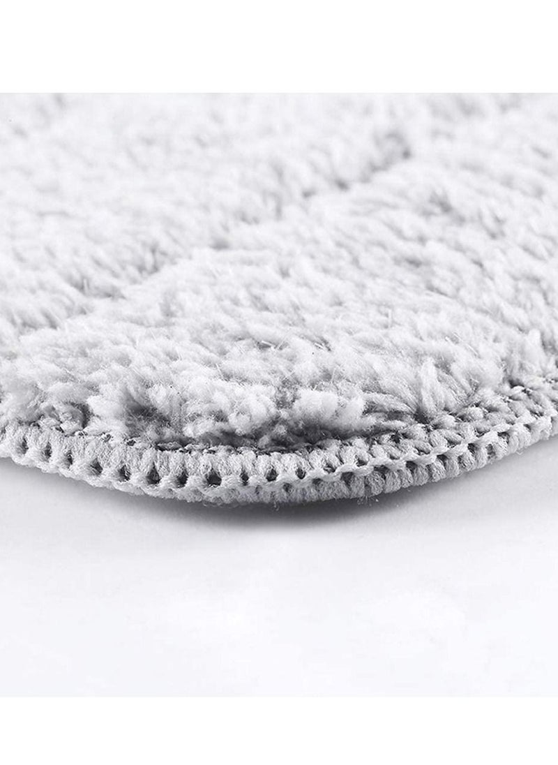 ALMUFARREJ 8-Piece Replacement Mop Set Grey 35x13cm  - Image 4