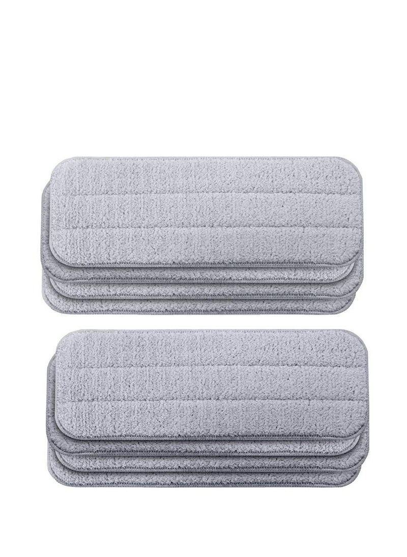 ALMUFARREJ 8-Piece Replacement Mop Set Grey 35x13cm  - Image 1